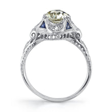 Load image into Gallery viewer, Early Art Deco Platinum and Diamond Ring
