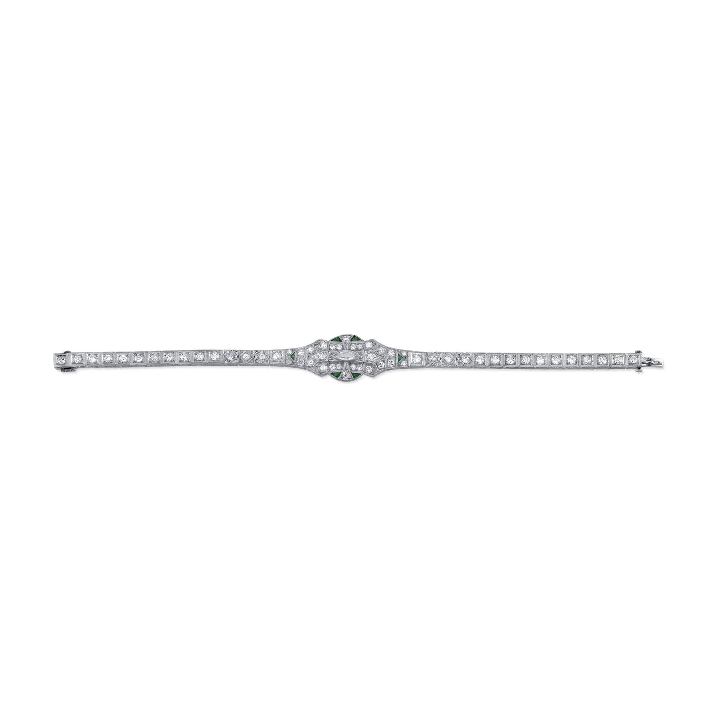 Art Deco Platinum Bracelet