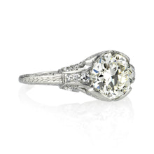 Load image into Gallery viewer, Platinum Art Deco Diamond Ring