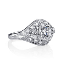 Load image into Gallery viewer, Platinum and Bezel set Diamond Ring